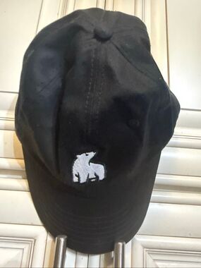 DALIX Unisex Embroidered Polar Bear Dad Hat Baseball Cap Black Medium